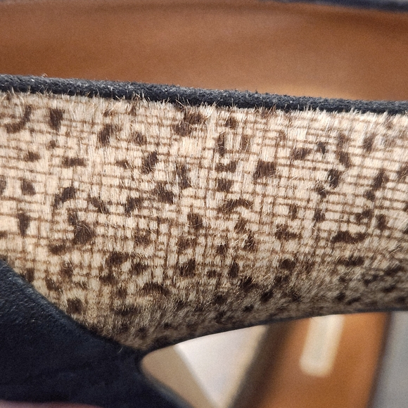 Vintage Valerio Valentini Pump Heels Women's 7.5 AA Brown Black Made In Italy - Picture 6 of 6